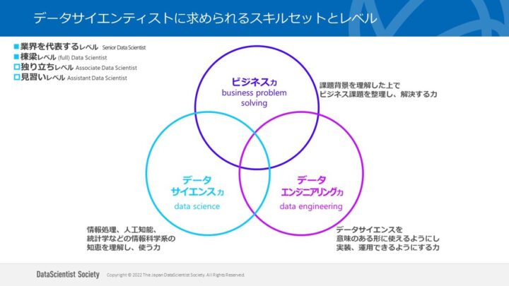 データサイエンティストに求められるスキルセットとレベル